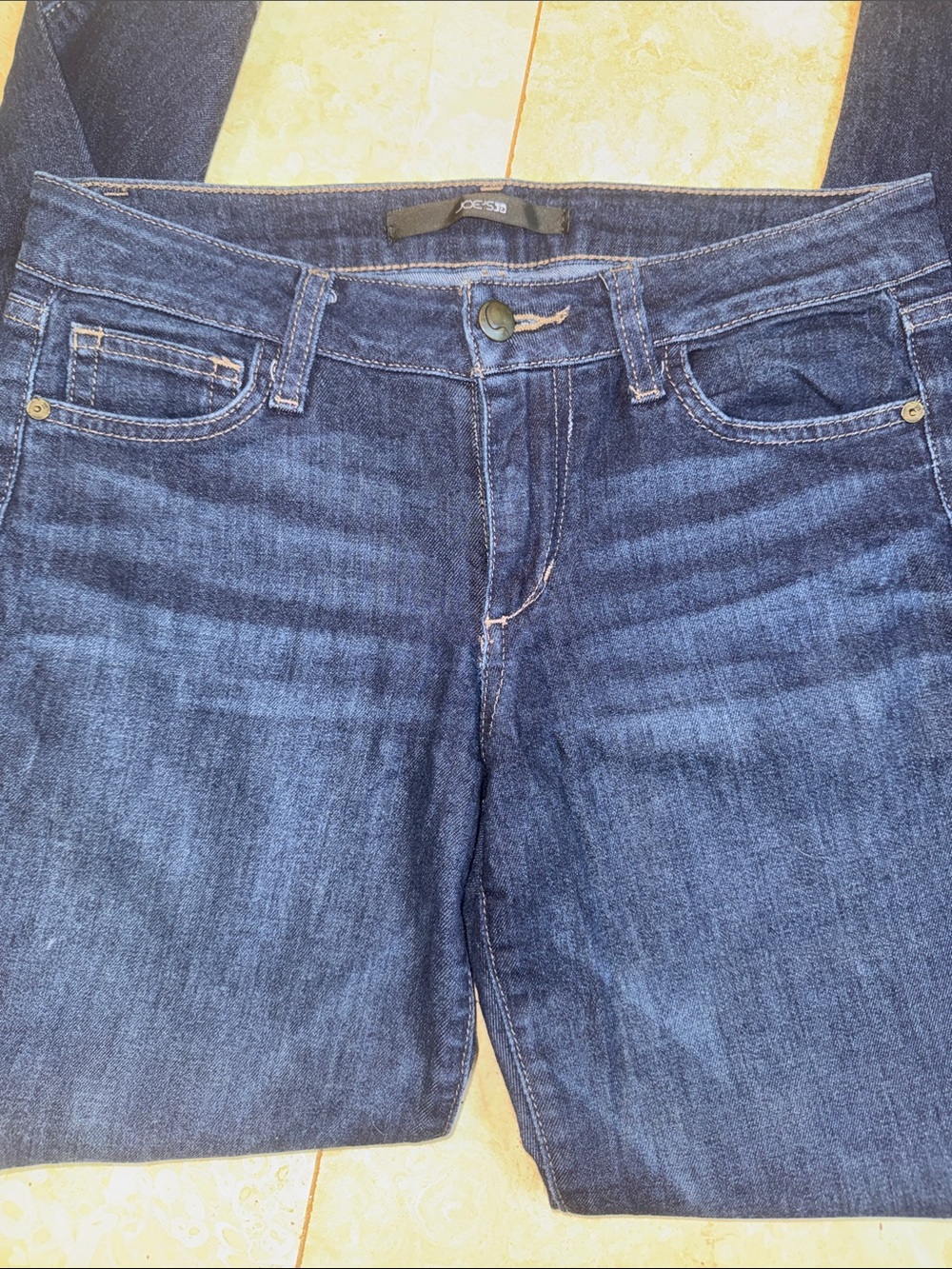 Joe's Jeans Women's Dark Indigo High-Rise Slim Jeans - Picture 4 of 4